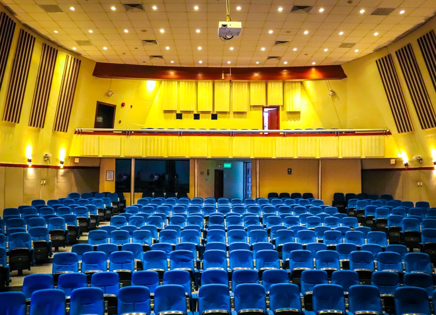 Auditorium seating for a professional event